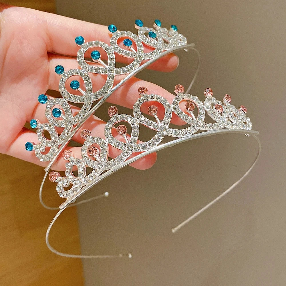 Princess Crown Tiara Set – 2 Pieces