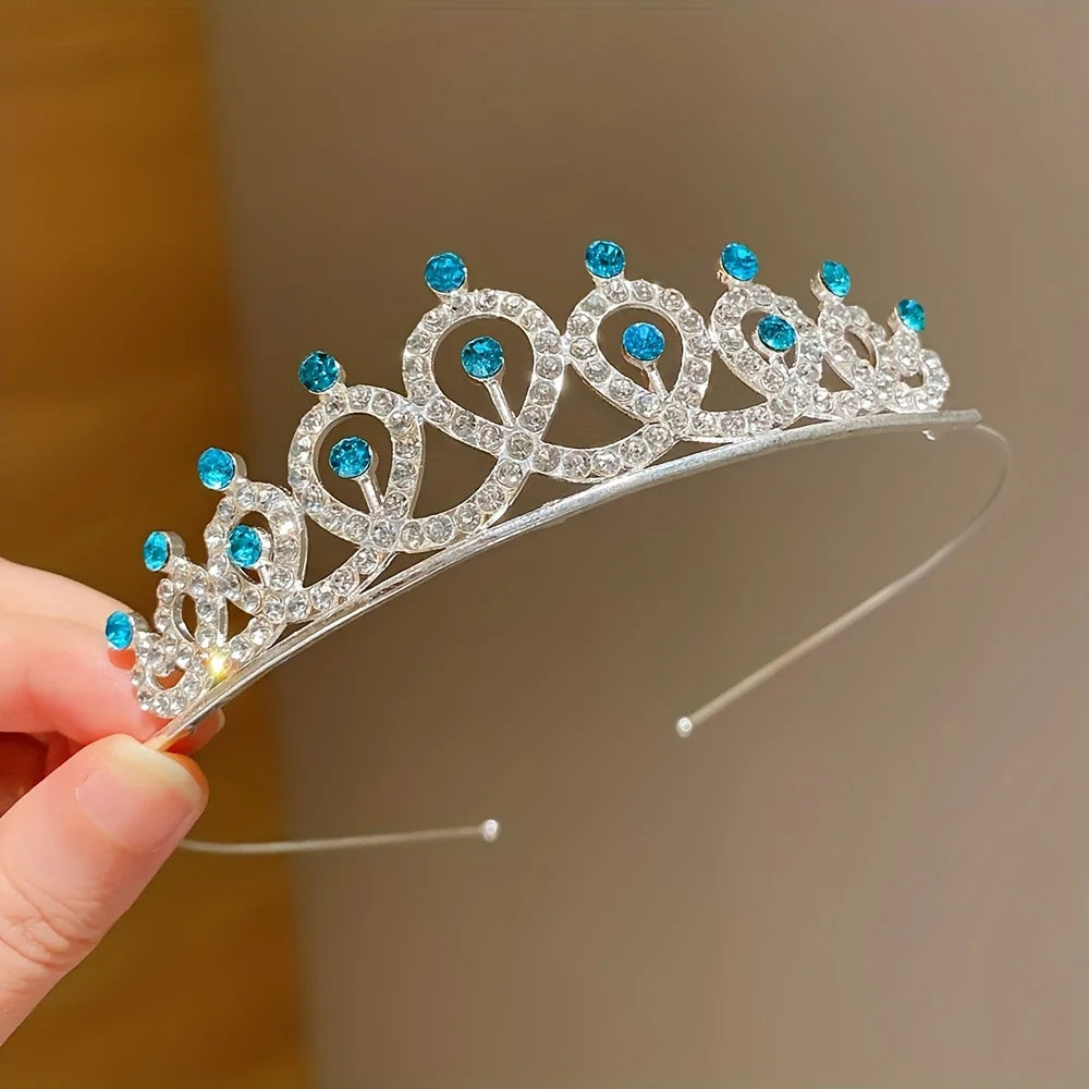 Princess Crown Tiara Set – 2 Pieces