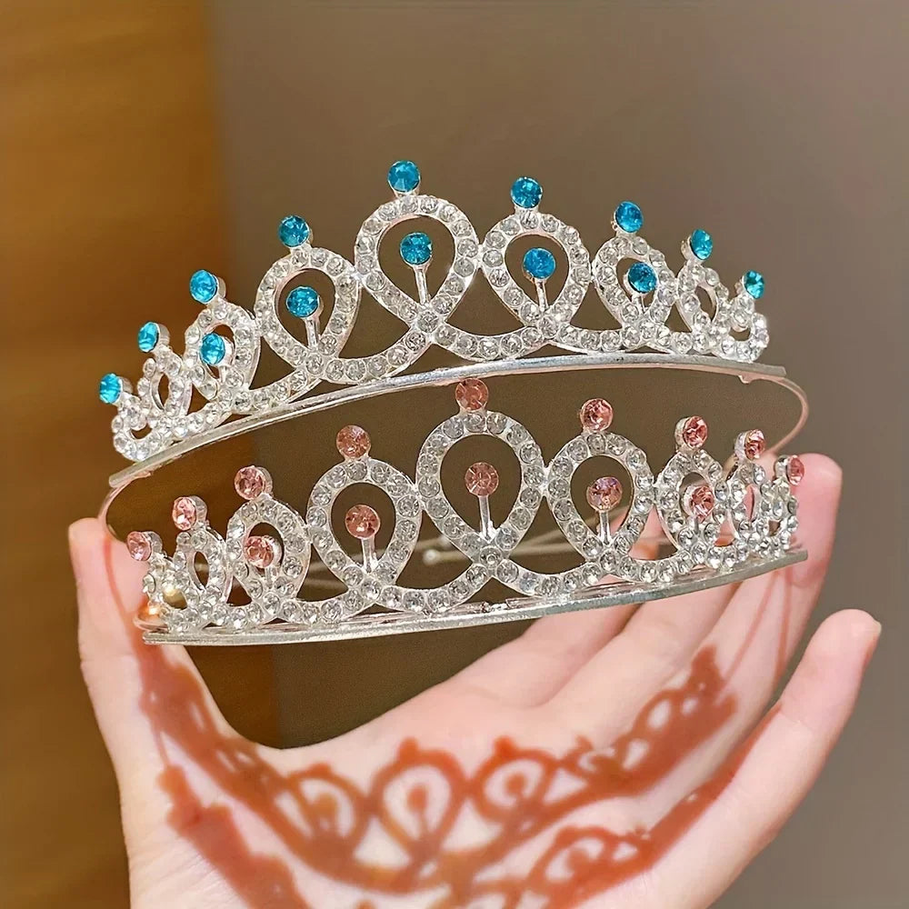 Princess Crown Tiara Set – 2 Pieces