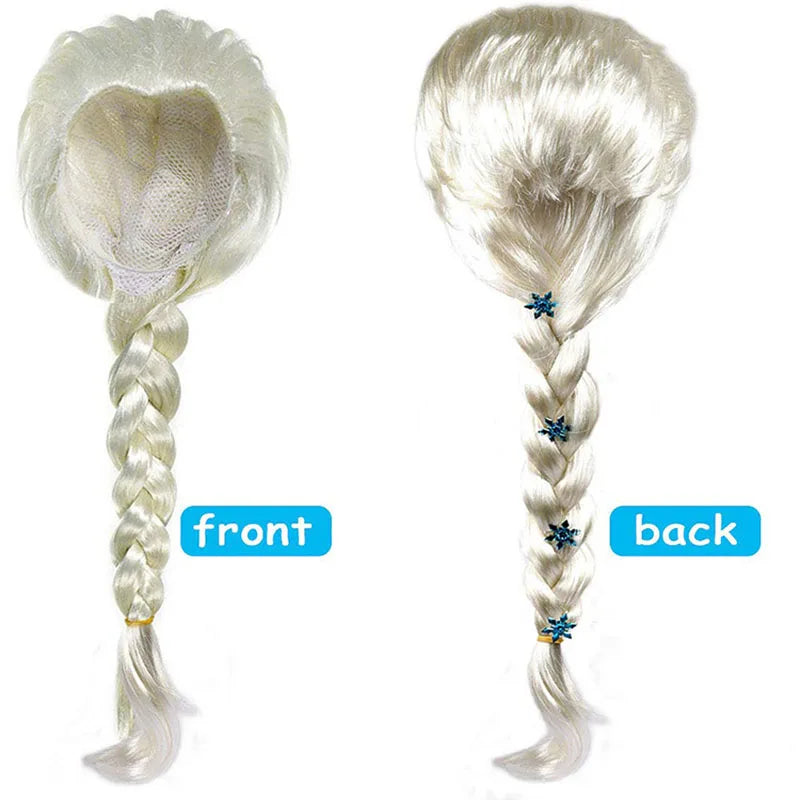 Princess magic wand with blue crystal heart and ribbon details