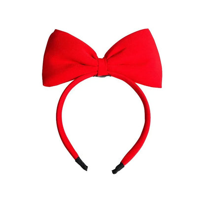 red bow headband for dress-up and princess costumes