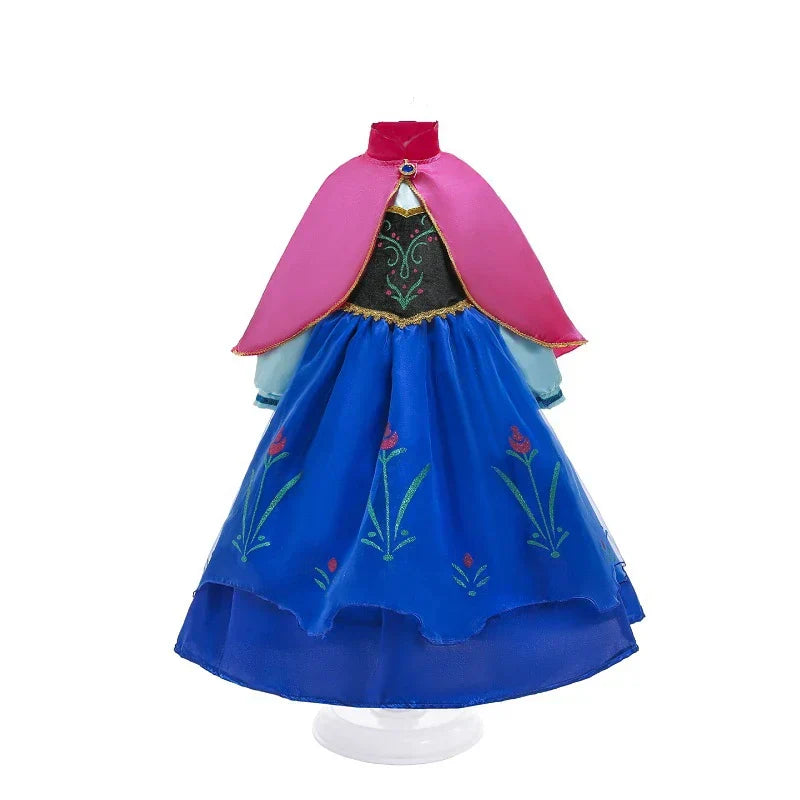 girls rose of the north gown showing sequin bodice and layered skirt